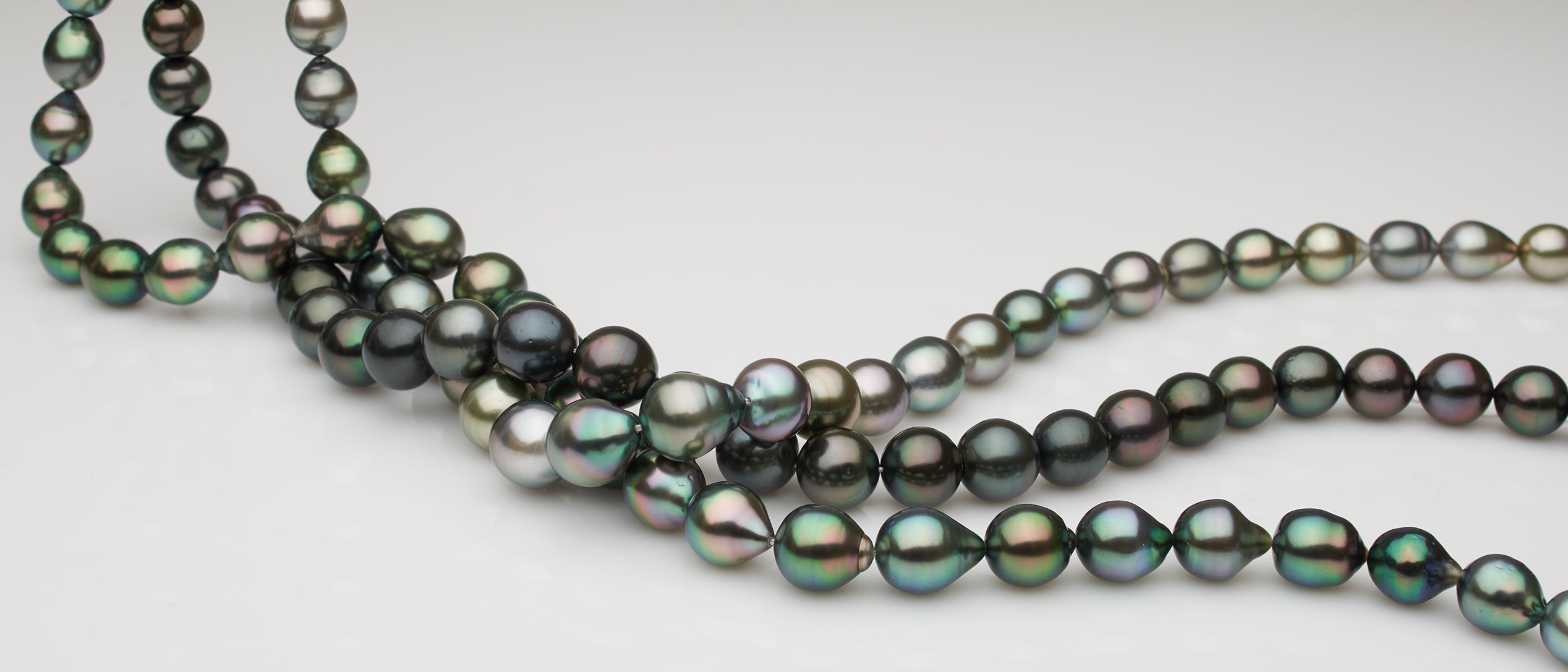 Genuine Metallic Mixed Color Baroque Ripple Pearl Bead String Bracelet